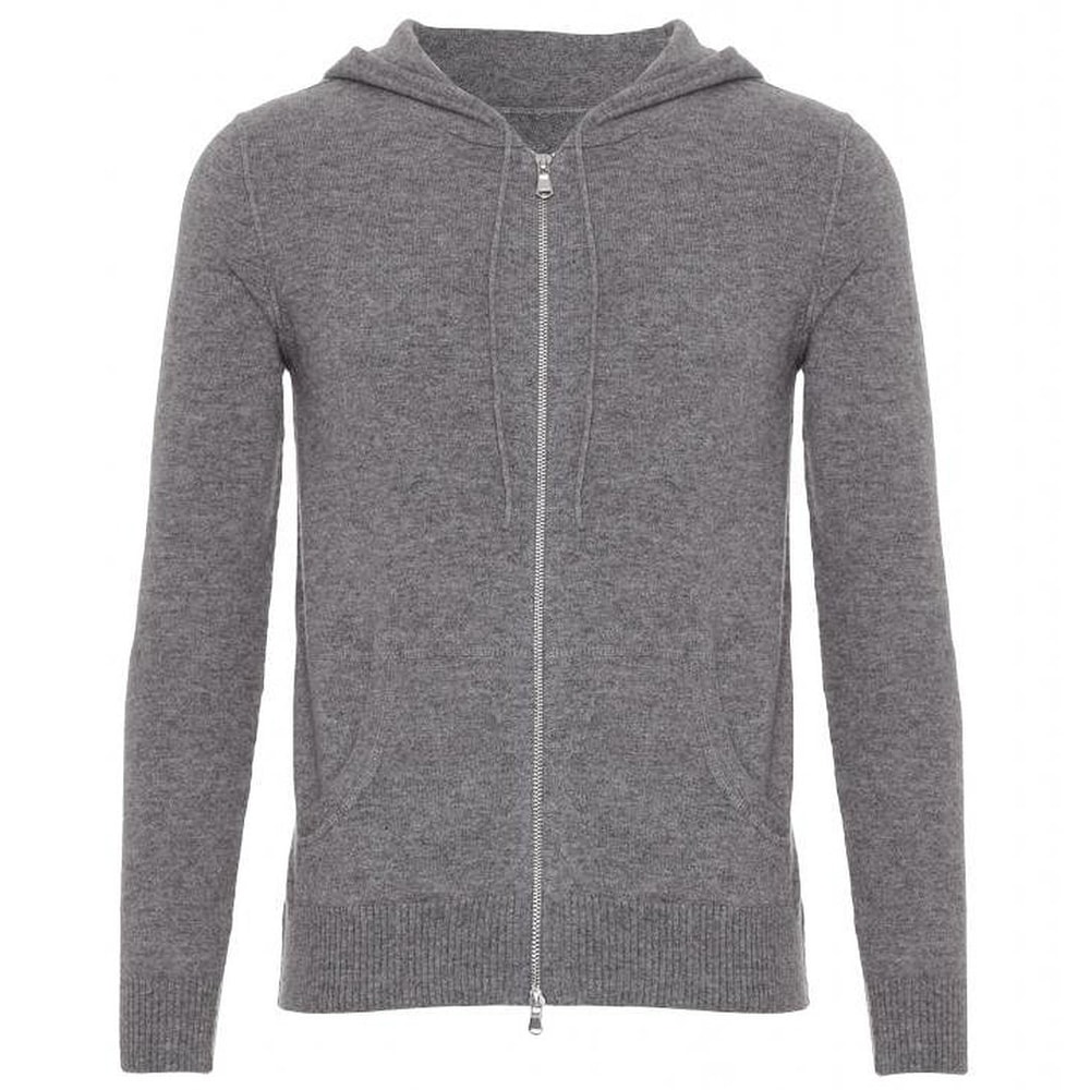 gray zip up hoodie mens