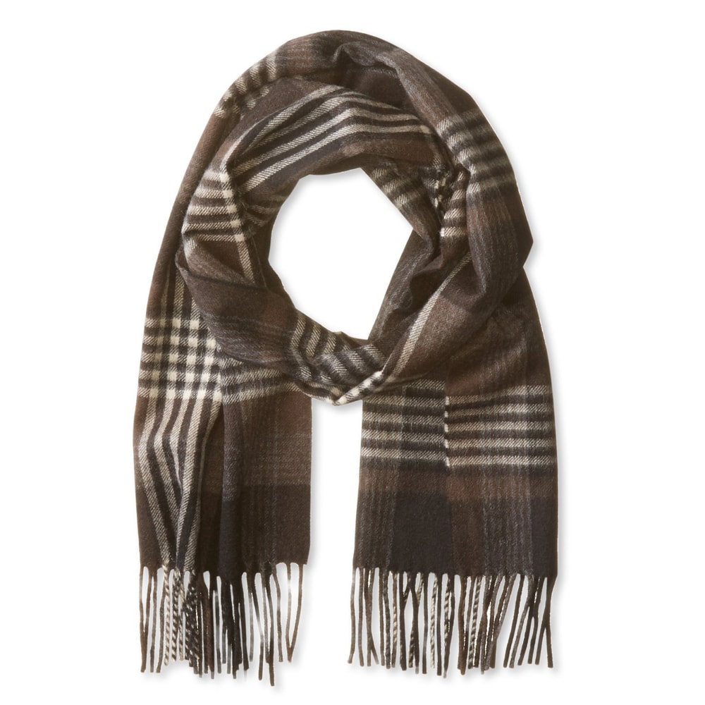 Men&#39;s Exploded Plaid Cashmere Scarf by Phenix - Cashmere Mania