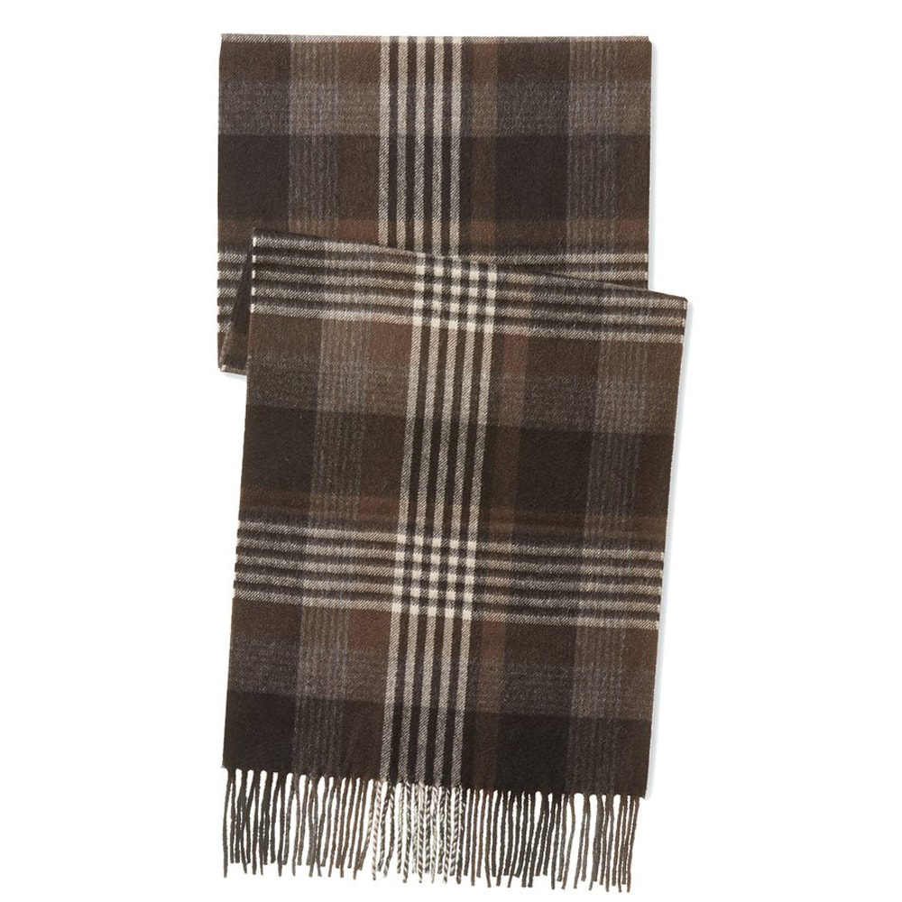 Men&#39;s Exploded Plaid Cashmere Scarf by Phenix - Cashmere Mania