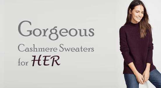 ladies cashmere sweaters