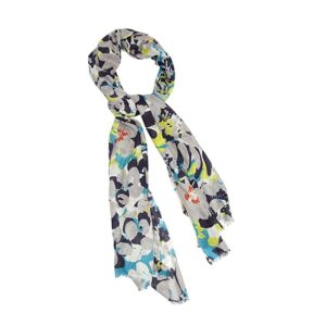 Kinross Cashmere Floral Print Scarf