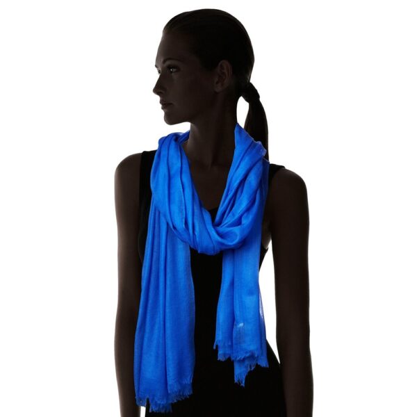 Ladies Cashmere Wrap Blue