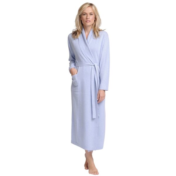 Elizabeth Cotton Women's Cashmere Robe - Sky