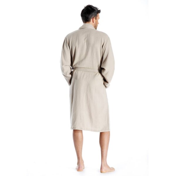 Mens cashmere robe - back