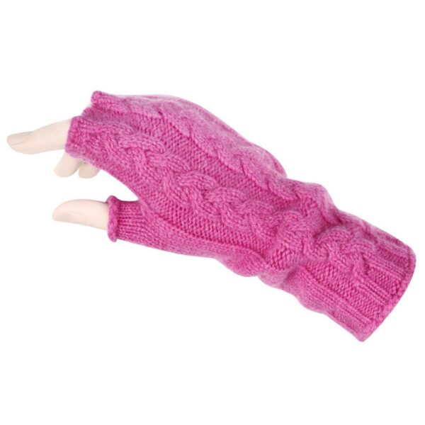 Pink Cashmere Wrist Warmers