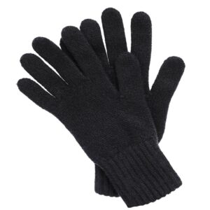 Womens Black Cashmere Gloves