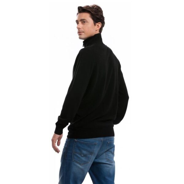 Cashmere Cardigan for men - black