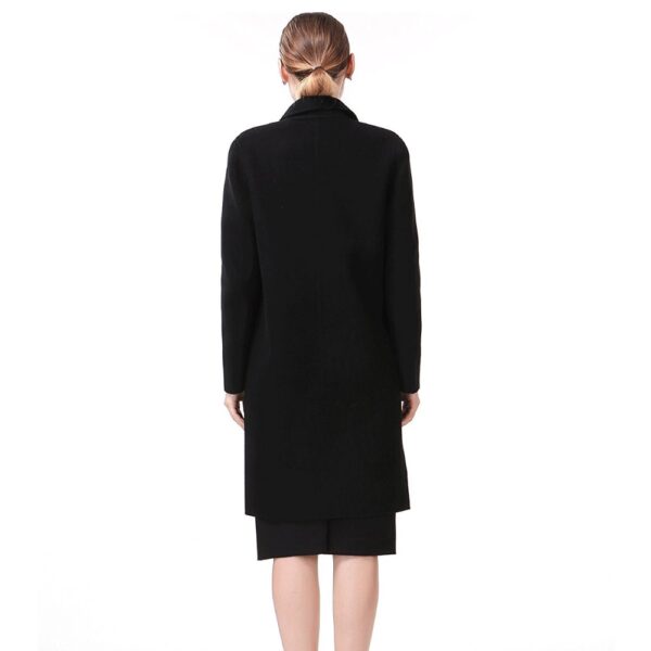 100% pure cashmere coat for women