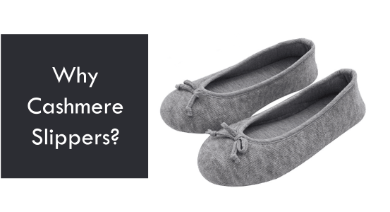 Cashmere slippers