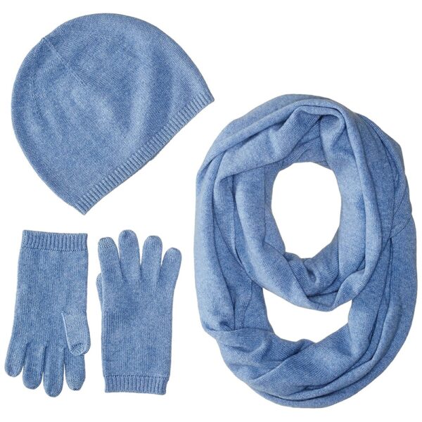 Sofia Cashmere blue cashmere set