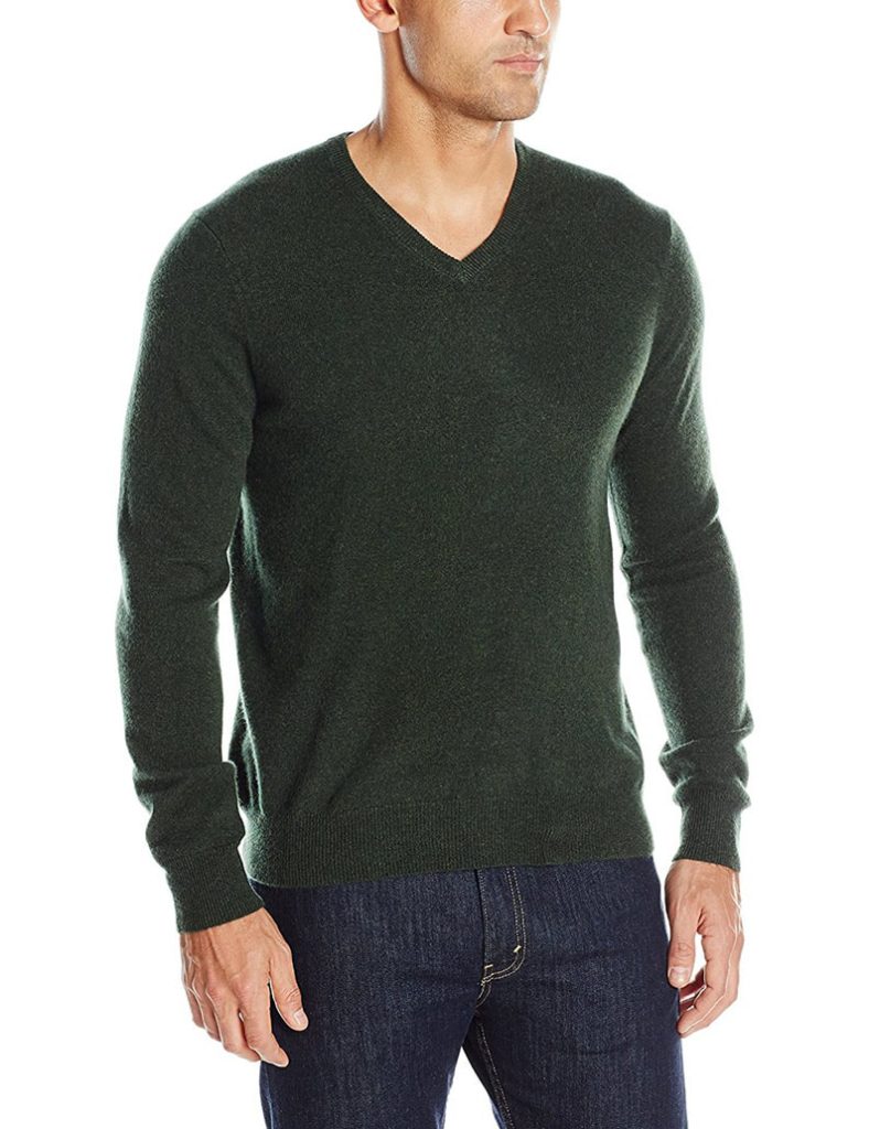 Cashmere Men's 100% V Neck Sweater
