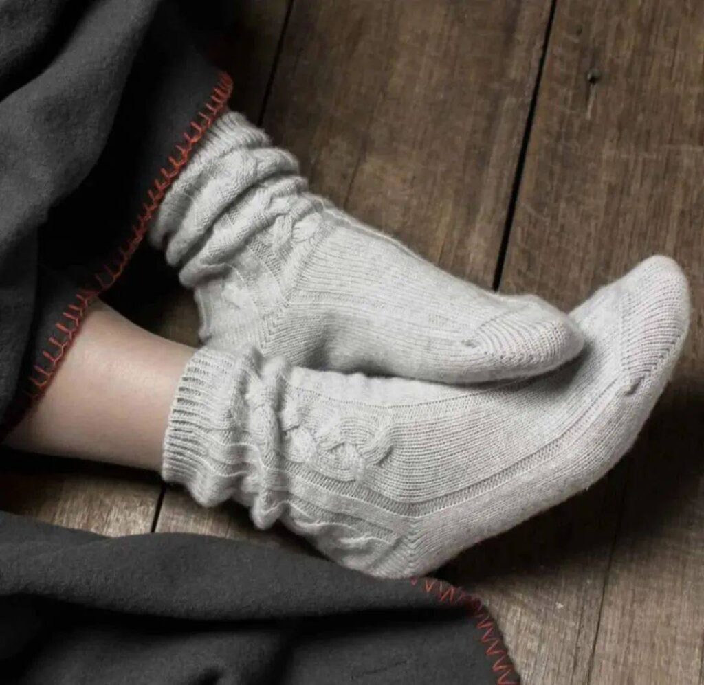 Invest in cashmere socks