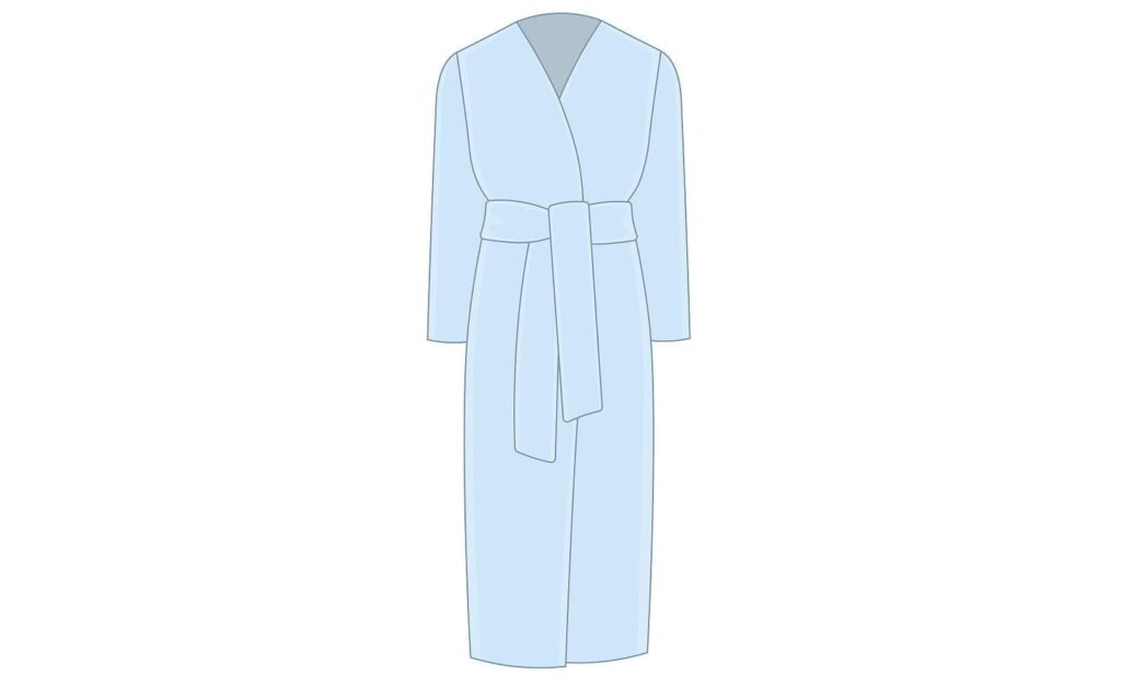 Cashmere robe