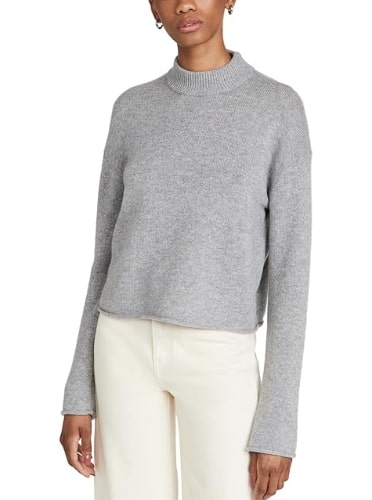 Theory Women's Mock Neck Cashmere Sweater