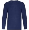 Mens 100% Cashmere Honeycomb Sweater