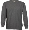 Pure Cashmere Classic Pullover V-Neck Sweater Long Sleeves