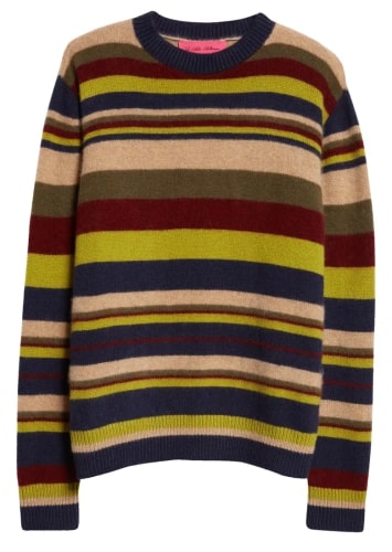 The Elder Statesman Mood Stripe Cashmere Sweater